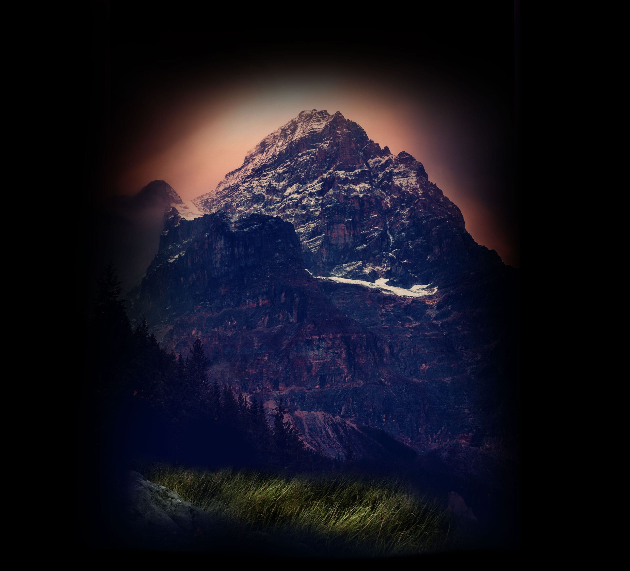 Bock Slider Hintergrund Berg und Wiese gleich Bergwiese